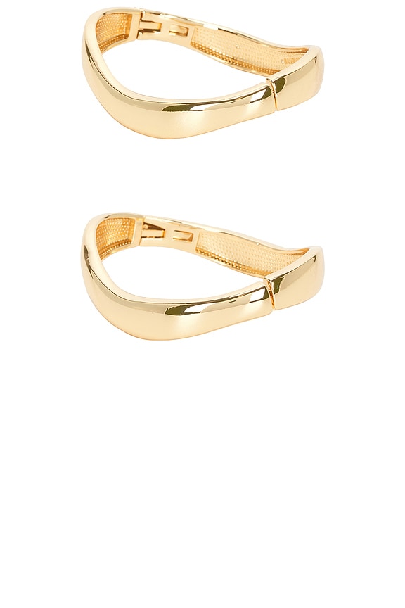 view 2 of 3 Tiana Bangle Set in Gold