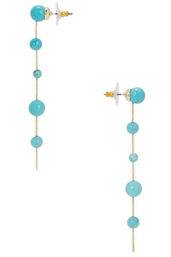 view 2 of 2 Madeline Earrings in Turquoise