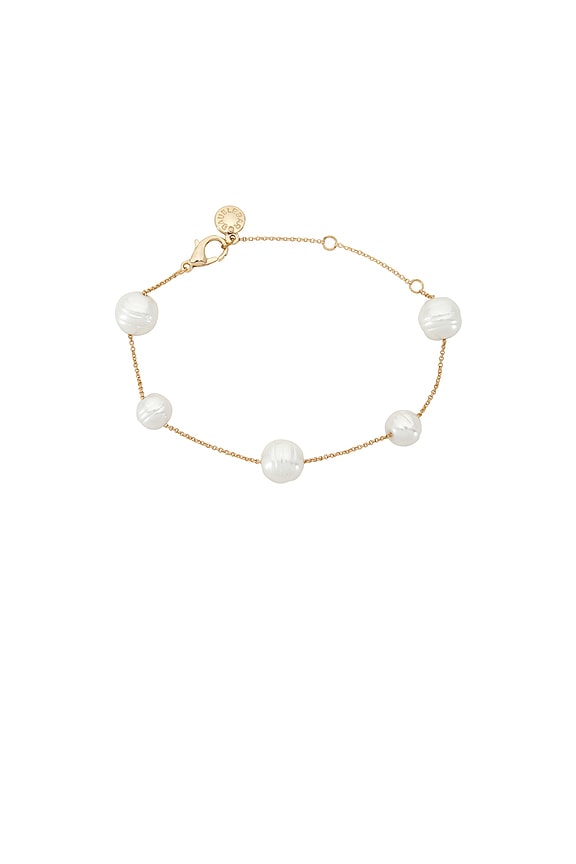 view 2 of 3 BRAZALETE DE PERLAS MADELINE in Pearl & Gold
