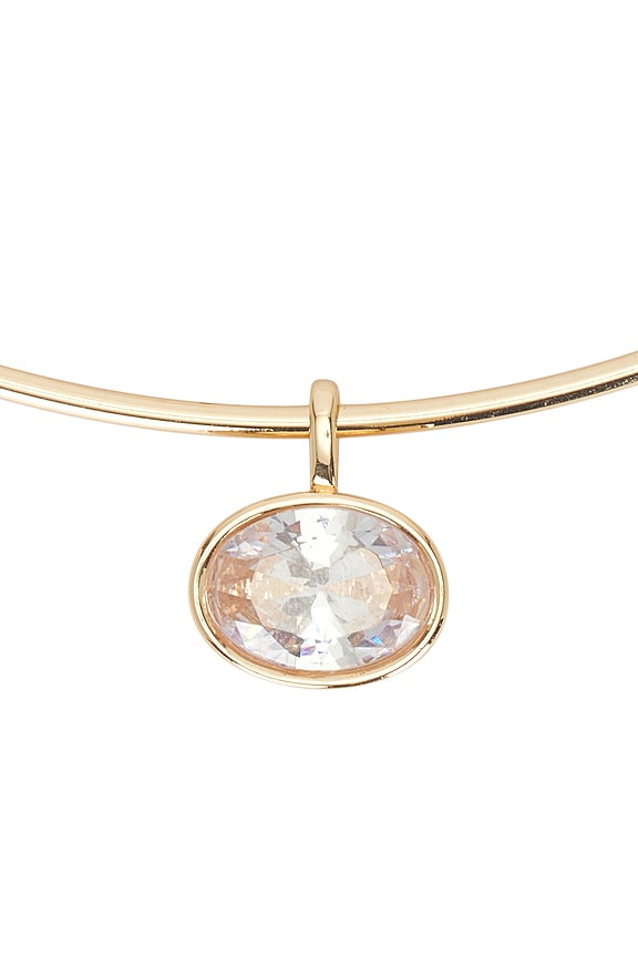 view 2 of 2 Jelane Gem Collar Necklace in Clear