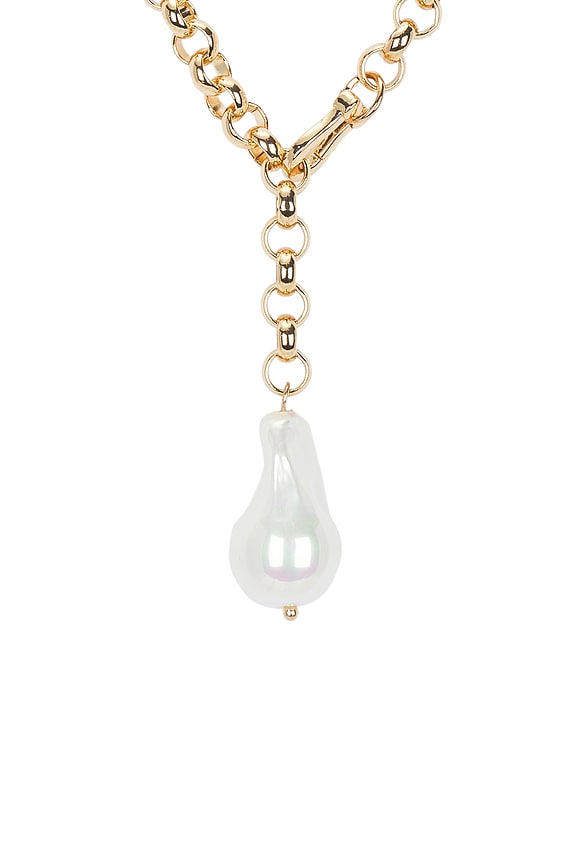 view 2 of 2 COLLIER LASSO TAEGAN PEARL in Pearl