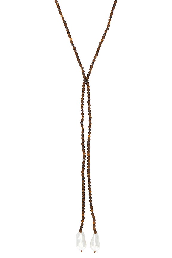 view 2 of 3 COLLIER in Black TigersEye