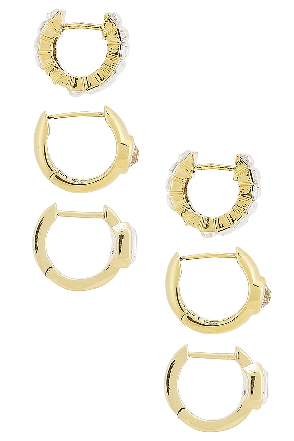 view 2 of 3 Tyra Waterproof Earring Set in Clear