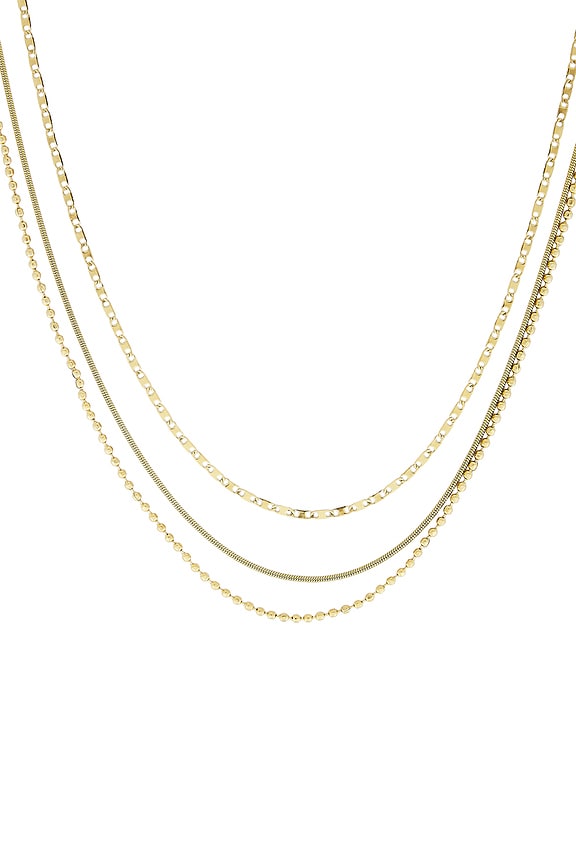 view 2 of 3 Anita Water Resistant Necklace Set in Gold