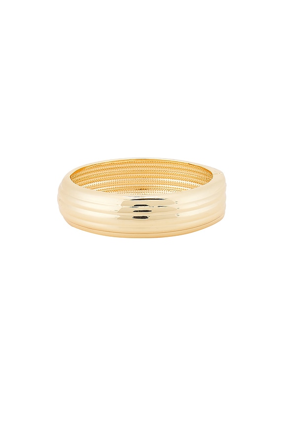 view 2 of 3 Odessa Hinge Bangle in Clear
