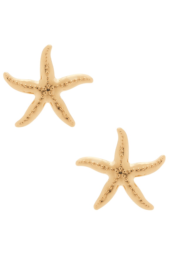 view 1 of 2 PENDIENTES VISTOSOS STARFISH in Gold