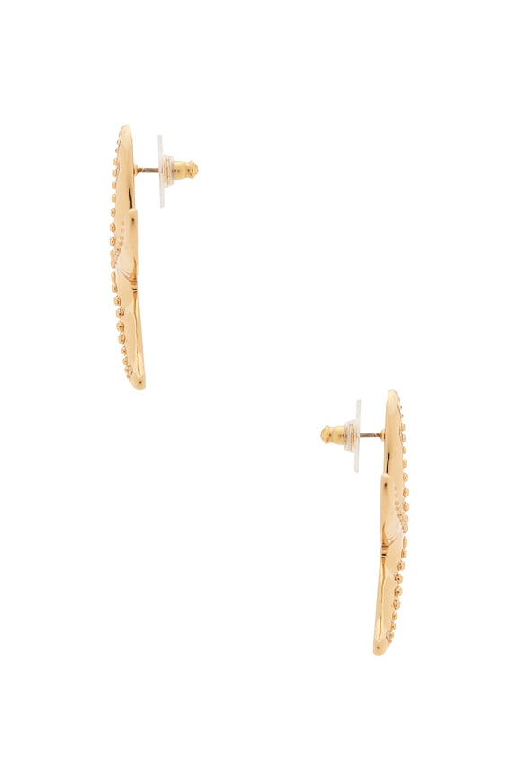 view 2 of 2 PENDIENTES VISTOSOS STARFISH in Gold