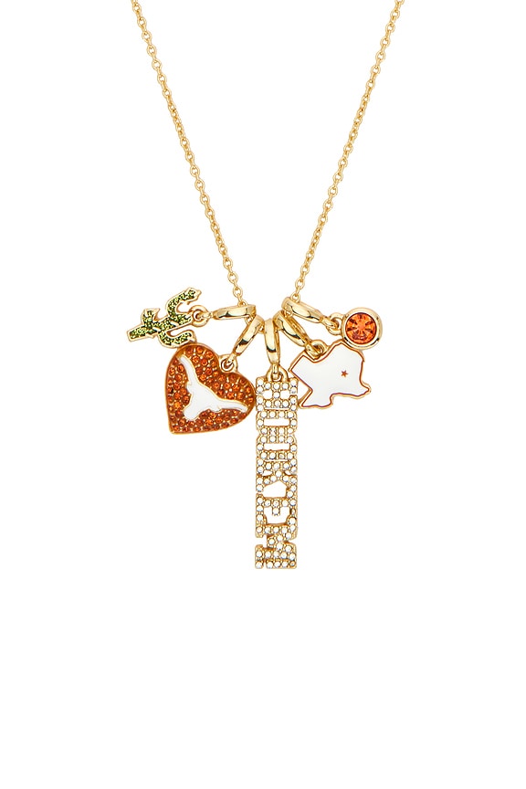 view 2 of 2 University Of Texas At Austin Charm Necklace in Multi