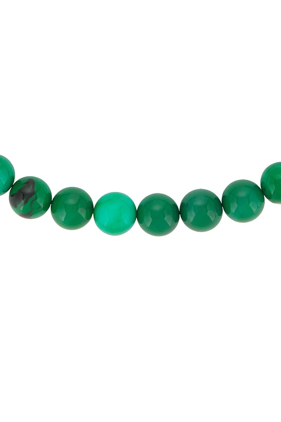 view 2 of 3 Jane Beaded Necklace in Dark Green