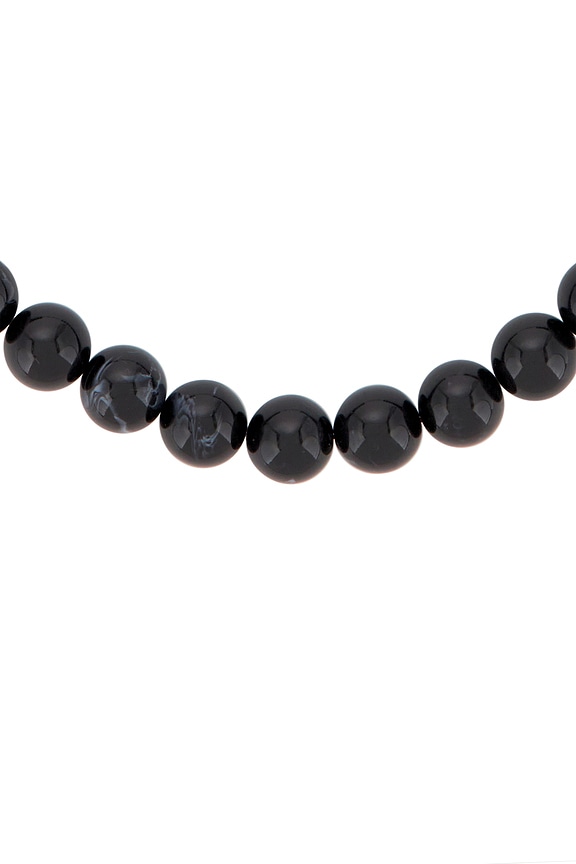 view 2 of 3 Jane Beaded Necklace in Black