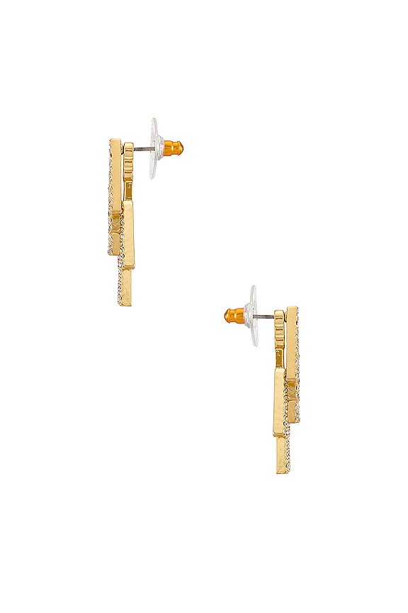 view 2 of 3 Arrow Burst Ear Jackets in Gold