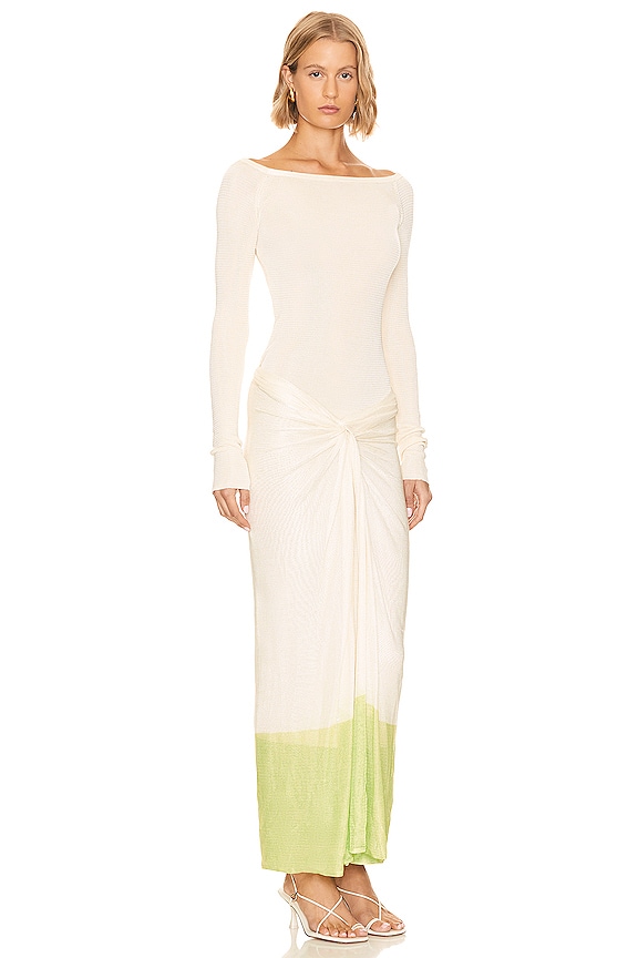 view 2 of 3 AMAR 맥시원피스 in White Lime