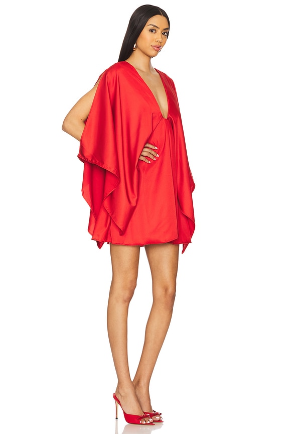 view 2 of 4 Pietro Mini Dress in Vivid Red