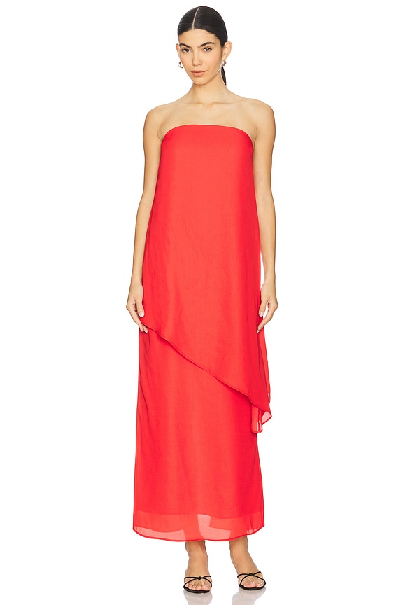 view 2 of 5 El Dress in Fire Red