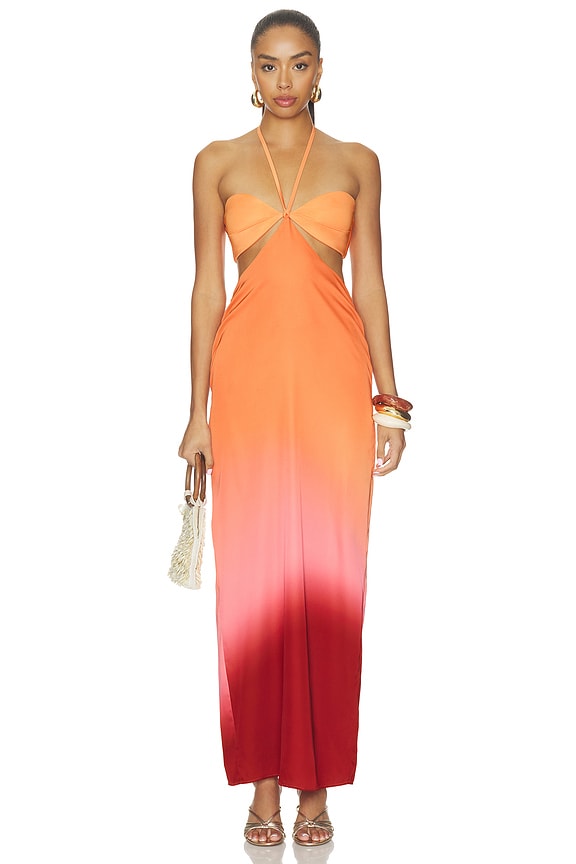 view 2 of 4 Riri Maxi Dress in Arancia