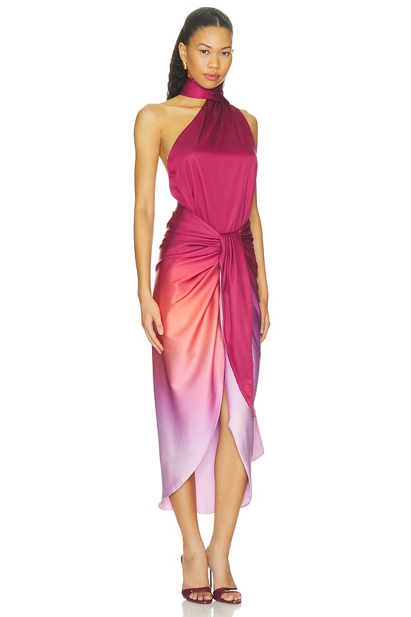 view 2 of 3 Lora Maxi Dress in Tramonto Bordo