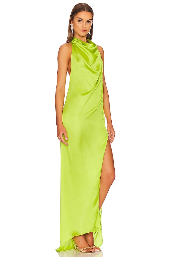 view 2 of 3 ROBE MAXI PROVIDENCIA MAXI  in Green Opal