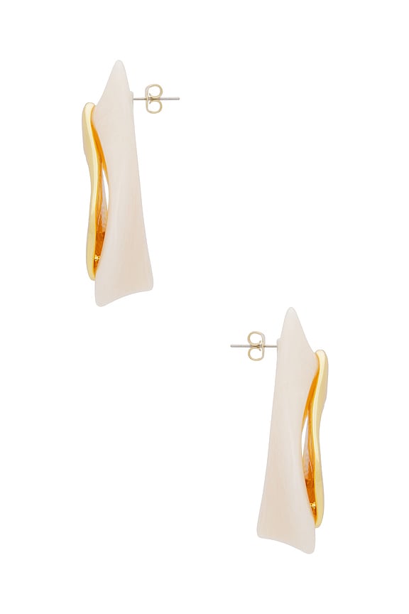 view 2 of 2 Santorini Earrings in Matcha