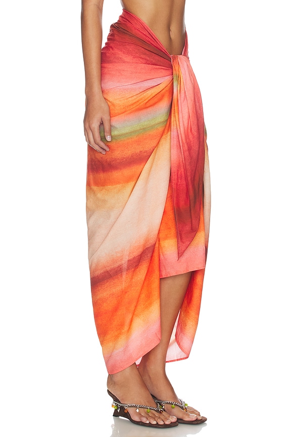 view 2 of 6 Malaki Maxi Pareo Skirt in Mil Colores