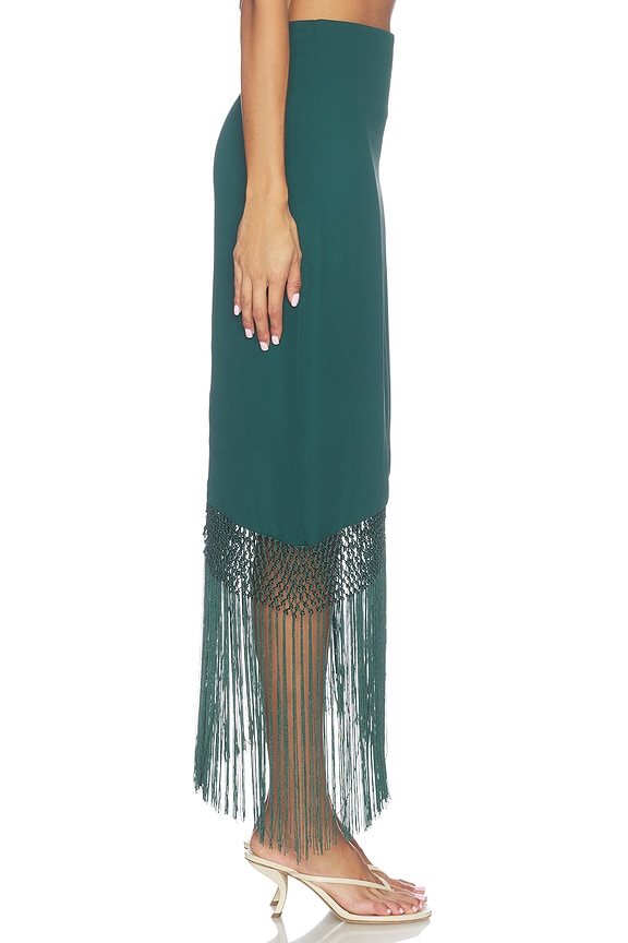 view 2 of 6 Austin Maxi Skirt in Green Pine