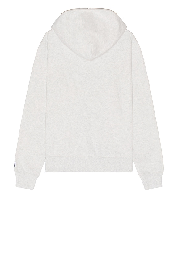 view 2 of 4 Arch Full Zip Hoodie in Heather Grey