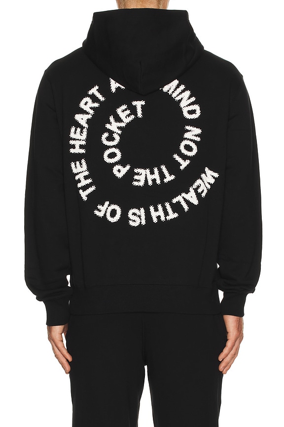 view 2 of 5 Script Hoodie in Black