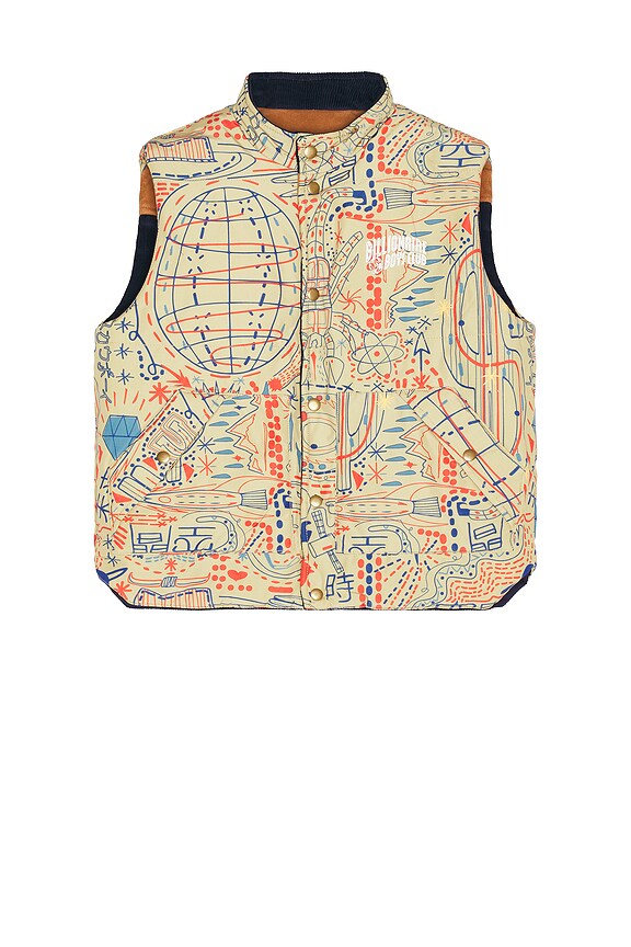view 2 of 6 Canyon Reversible Vest in Blue Depths