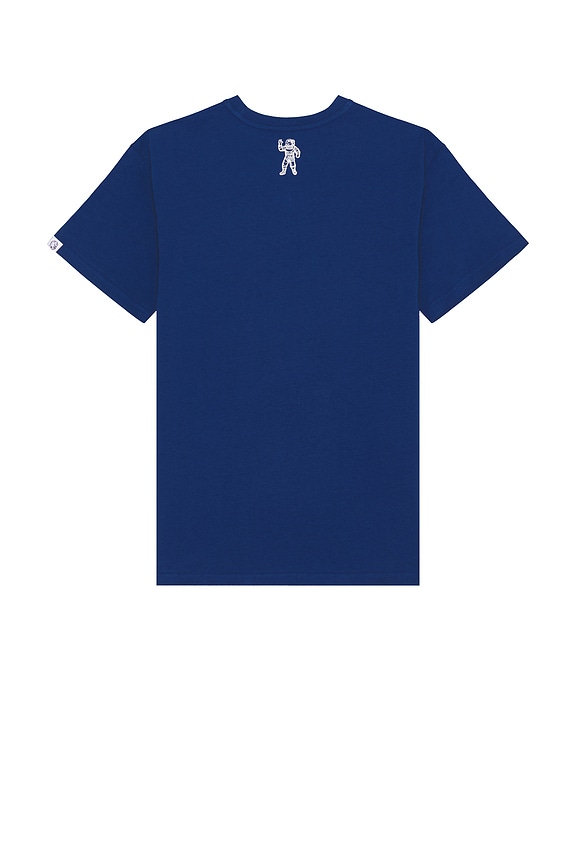 view 2 of 4 College Short Sleeve Tee in Navy Peony