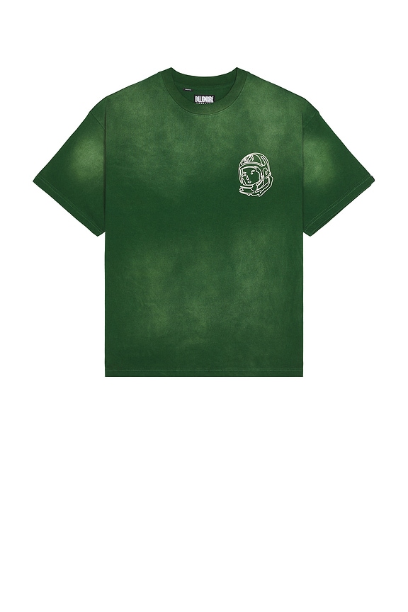 view 2 of 4 T-SHIRT CROPPED FADED HELMET in Eden