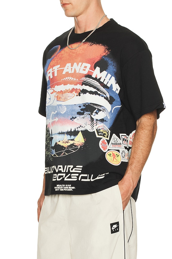 view 2 of 5 Hook Boxy Tee in Black