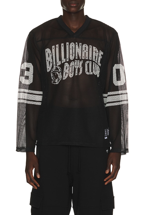 view 1 of 5 Zone Long Sleeve Mesh Tee in Black