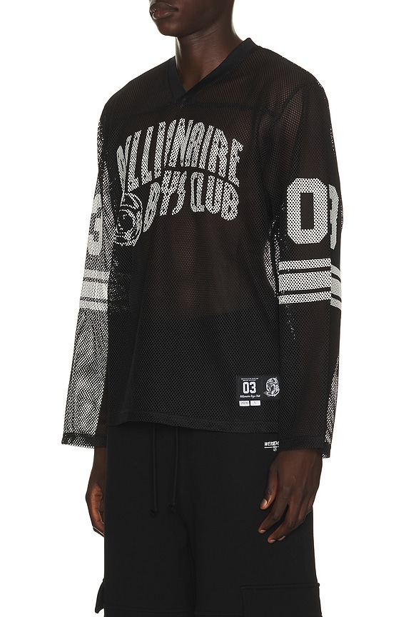 view 2 of 5 Zone Long Sleeve Mesh Tee in Black