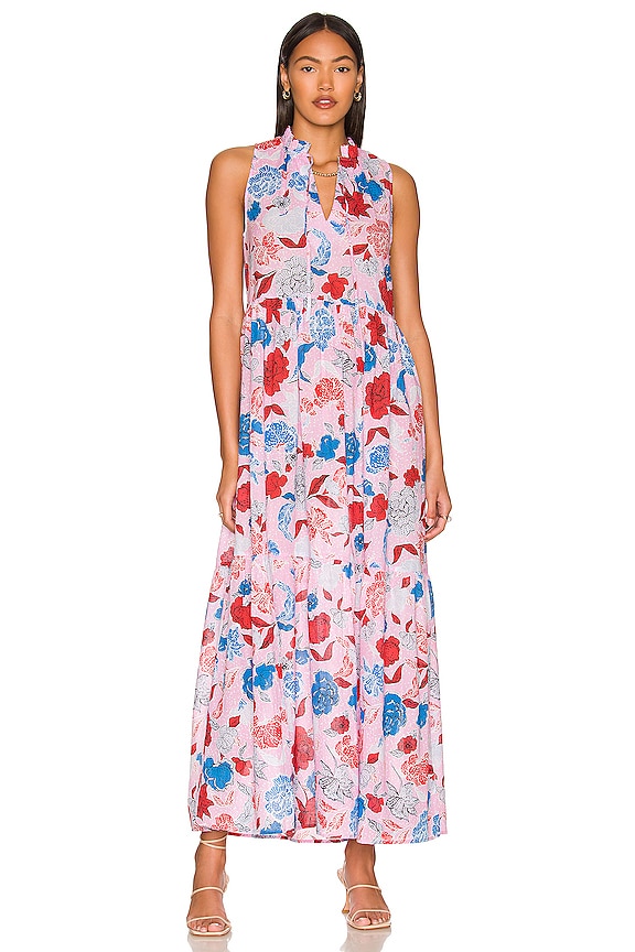 view 1 of 3 ROBE MAXI TROPIC OF THE DAY in Pink