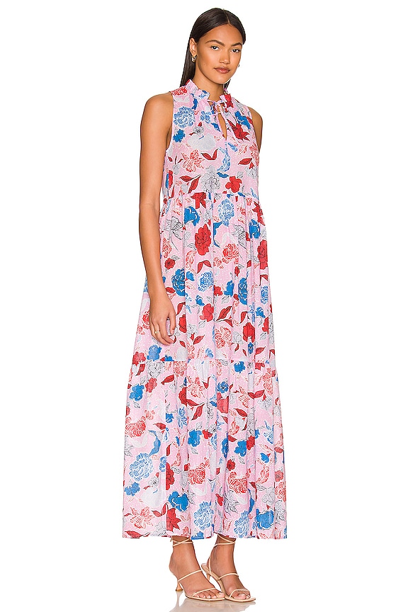 view 2 of 3 ROBE MAXI TROPIC OF THE DAY in Pink