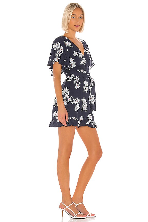 view 2 of 3 JACK by Steve Madden Lets Wrap Dress in Sapphire Blue