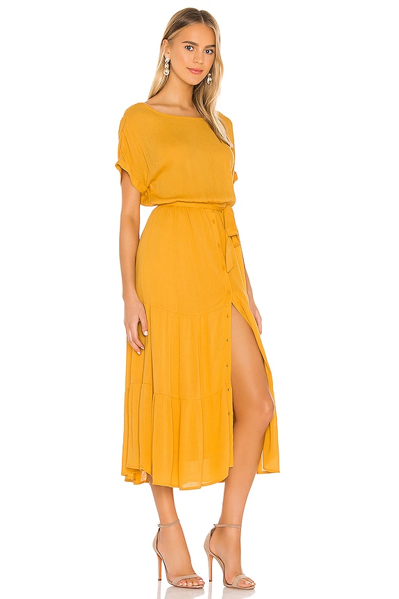 view 2 of 3 Sundown Dress in Canary Yellow