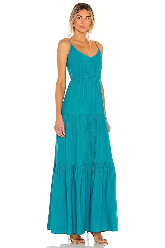 view 2 of 3 Been So Long Dress in True Teal