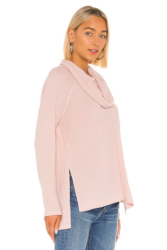 view 2 of 4 JERSEY CUELLO CHIMENEA HOUSE OF WAFFLES in Ballet Pink