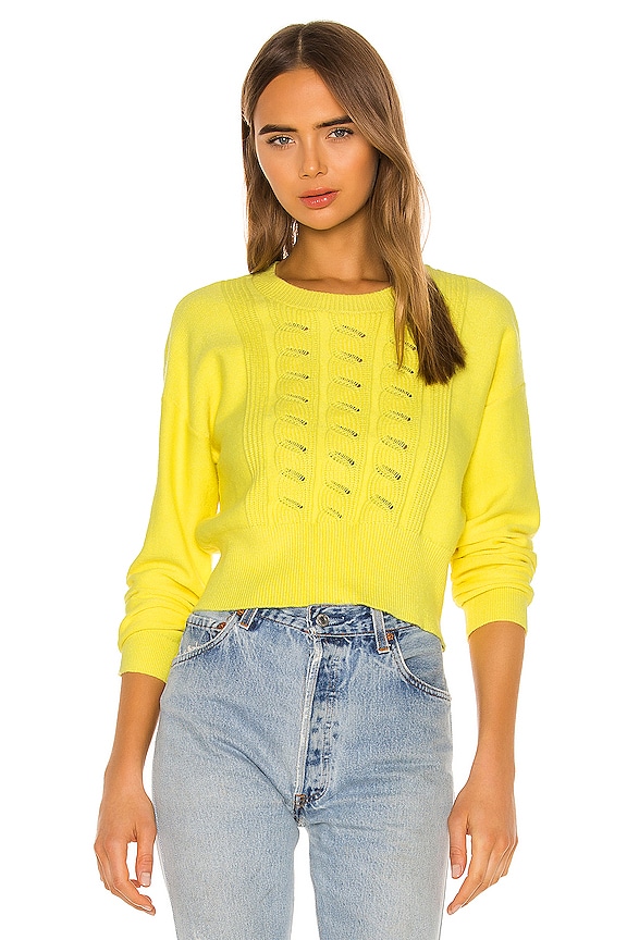 view 1 of 4 JERSEY CON DISEÑO TRENZAS WAIST THE DAY in Saffron