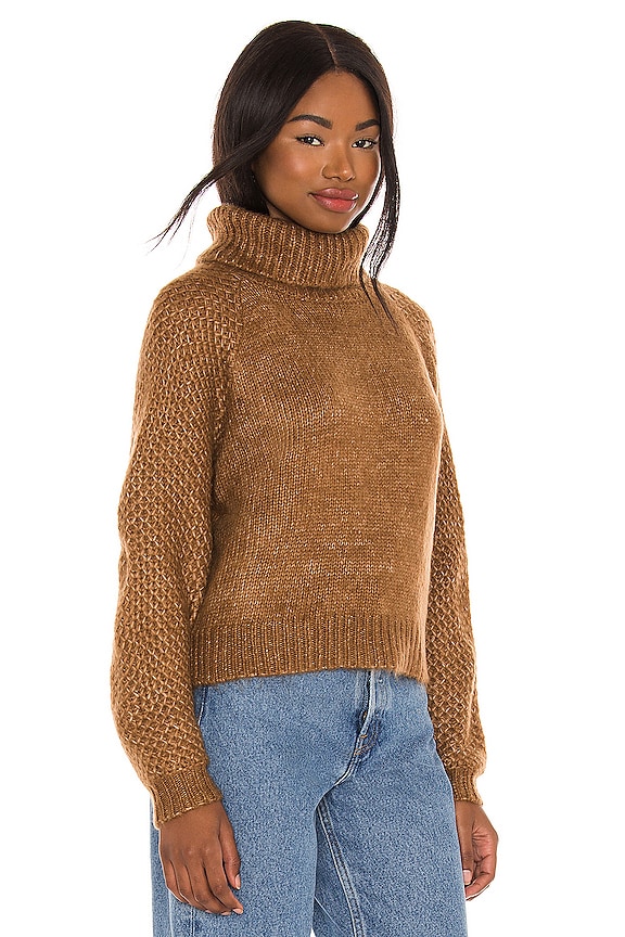 view 2 of 4 That Wing You Do Sweater in Dark Camel
