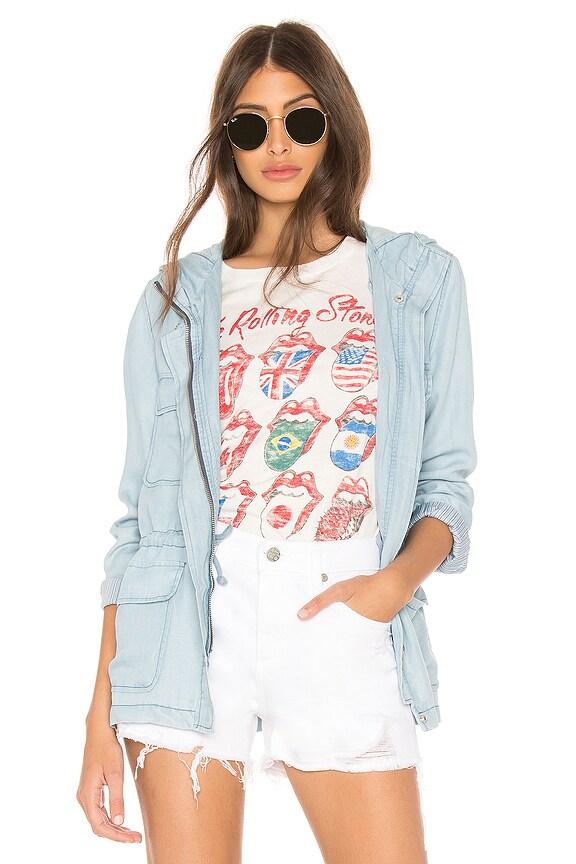 view 1 of 4 Jeslyn Jacket in Chambray