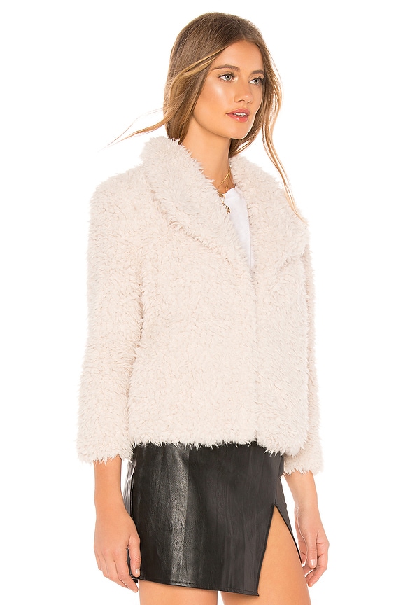 view 2 of 4 Hugs Don't Lie Faux Fur Jacket in Ivory