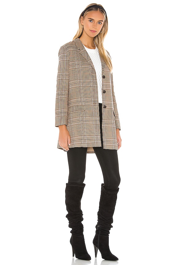 view 2 of 3 Check This Out Blazer in Brown