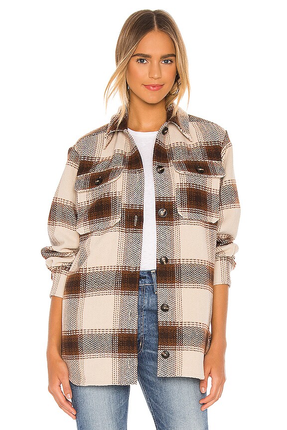 Steve Madden Lucky Lumber Jacket in Tan | REVOLVE