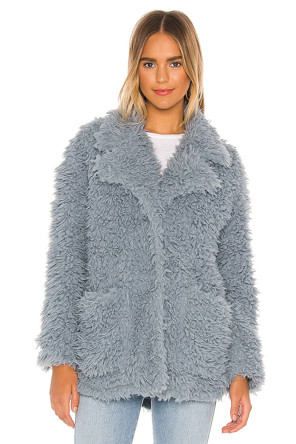 view 2 of 5 BLOUSON WARMING SIGNS in Dusty Blue