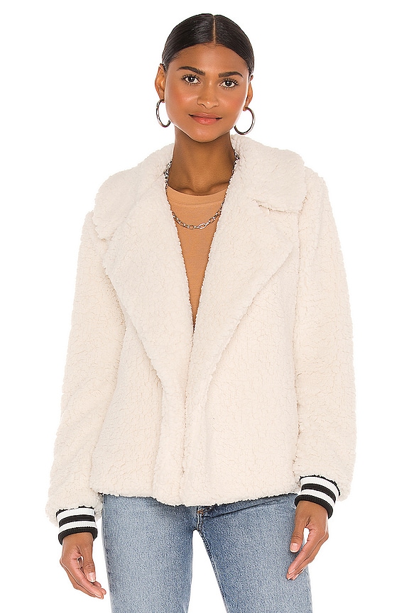 view 1 of 4 Fleece & Love Teddy Jacket in Ivory