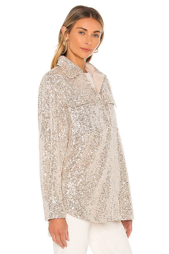 view 2 of 5 Glitter Sweet Jacket in Silver