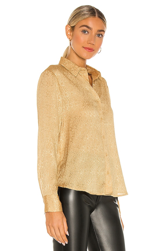 view 2 of 5 Shine & Dandy Top in Gold