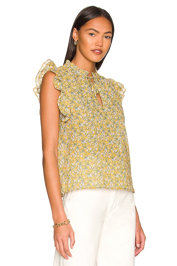 view 2 of 4 Flutter and Flirt Top in Sunflower