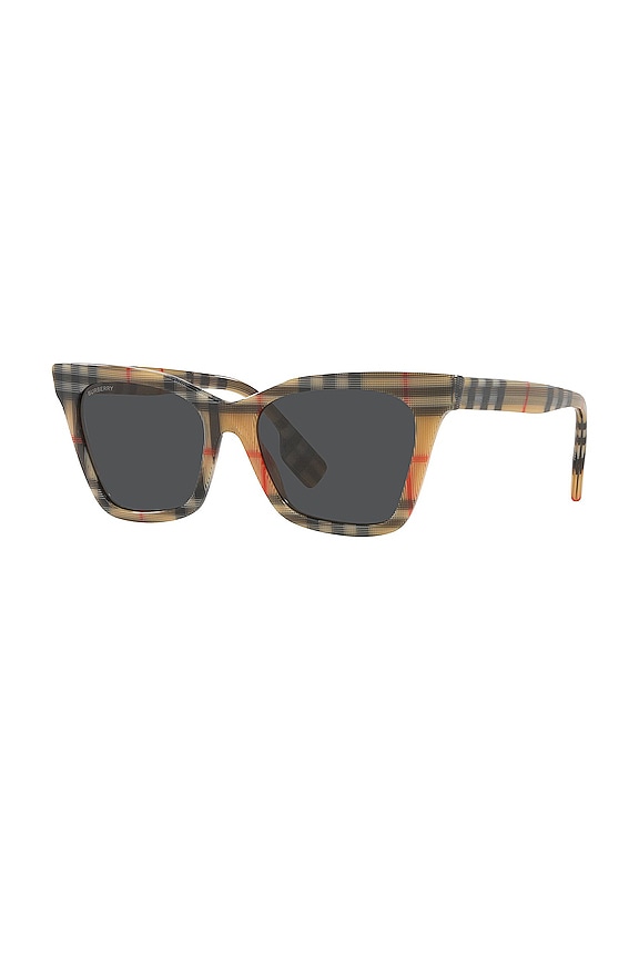 view 2 of 3 LUNETTES DE SOLEIL ELSA in Vintage Check & Dark Grey